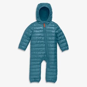Primary Slate Toddler Lightweight Puffer Bunting Suit 18-24M